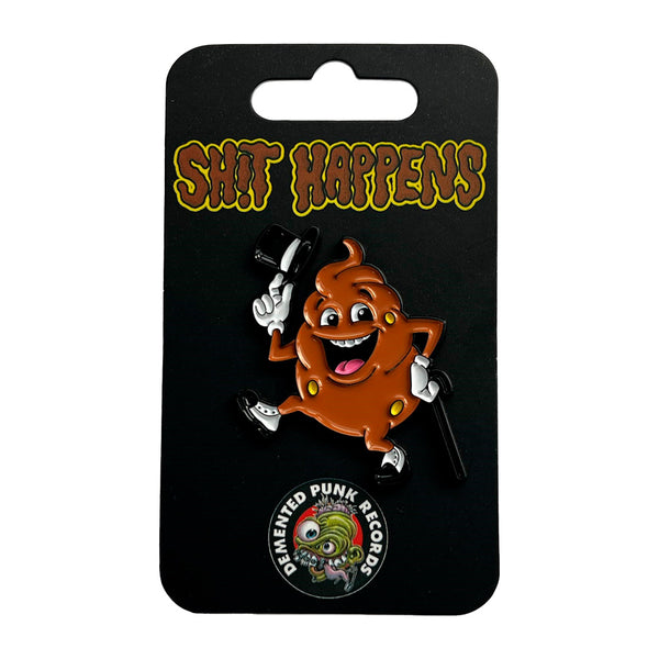 & Barnes Shit Happens Enamel Pin