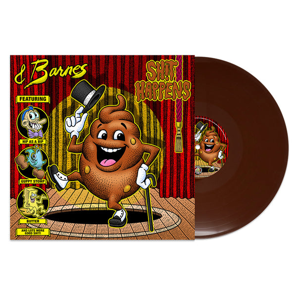 & Barnes Shit Happens Ltd Ed Brown Vinyl