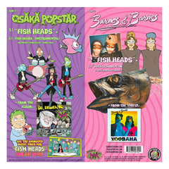OSAKA POPSTAR / BARNES & BARNES 12" FISH HEADS (NEON PINK VINYL)