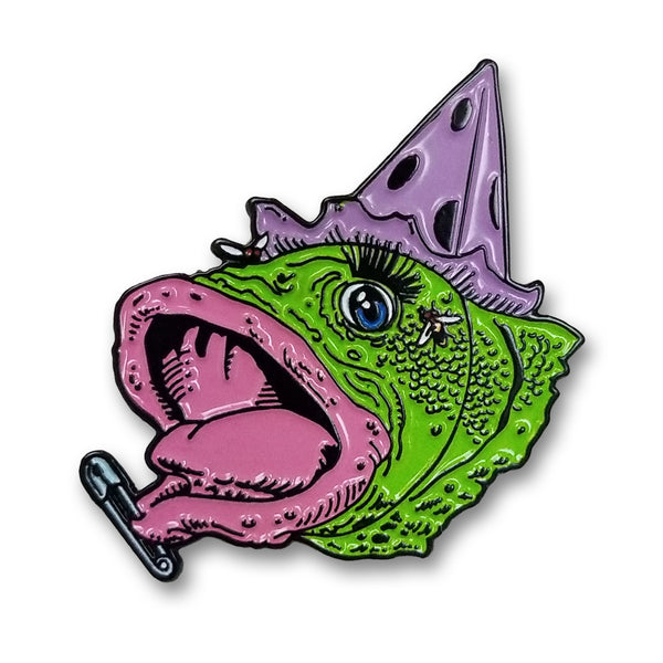 Fish Head Enamel Pin