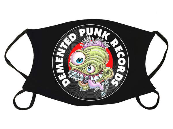 Demented Punk Logo Face Mask