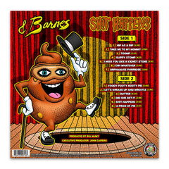 & Barnes Shit Happens Brown with Yellow Splatter Ltd Ed Autographed Exclusive Variant Vinyl