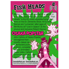OSAKA POPSTAR / BARNES & BARNES 12" FISH HEADS (NEON PINK VINYL)