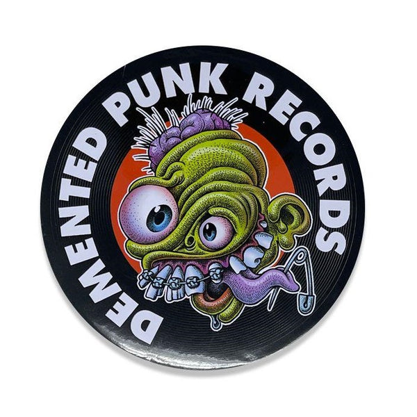 Demented Punk Records Logo Sticker
