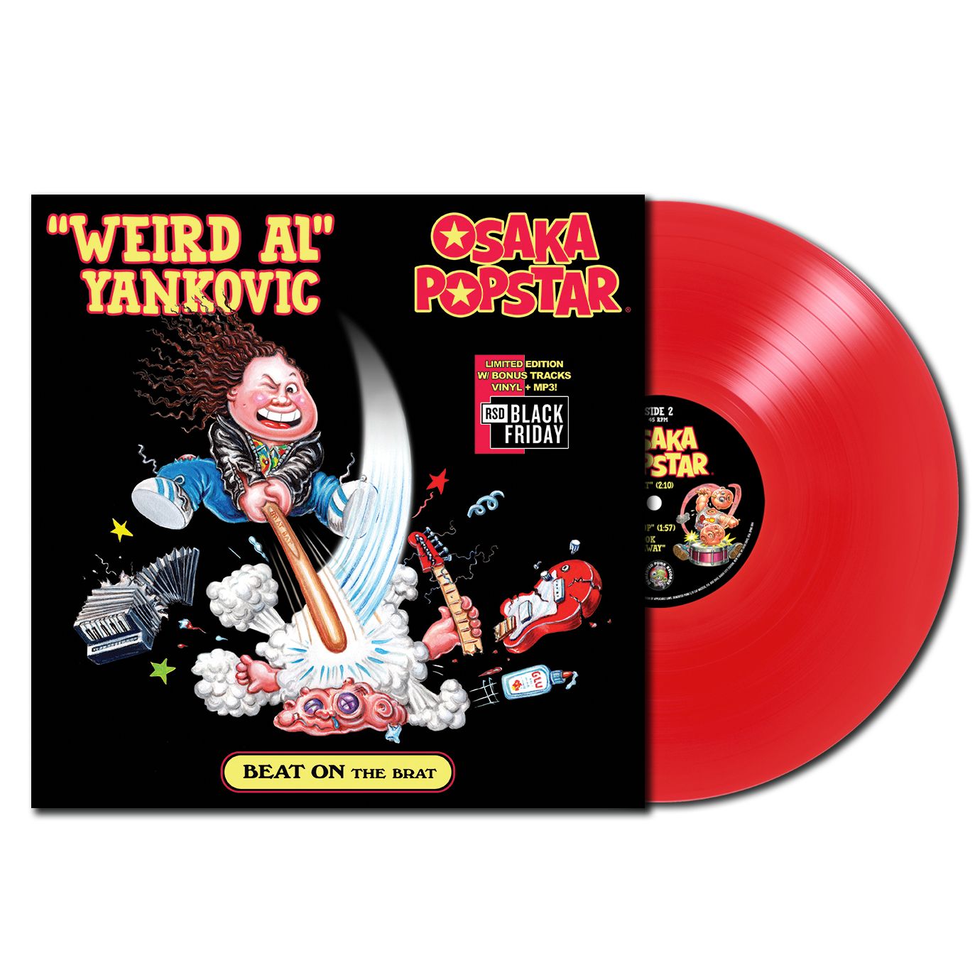 Udtale forbi ulækkert Weird Al / Osaka Popstar “Beat on the Brat” 12-inch RED vinyl | Demented  Punk